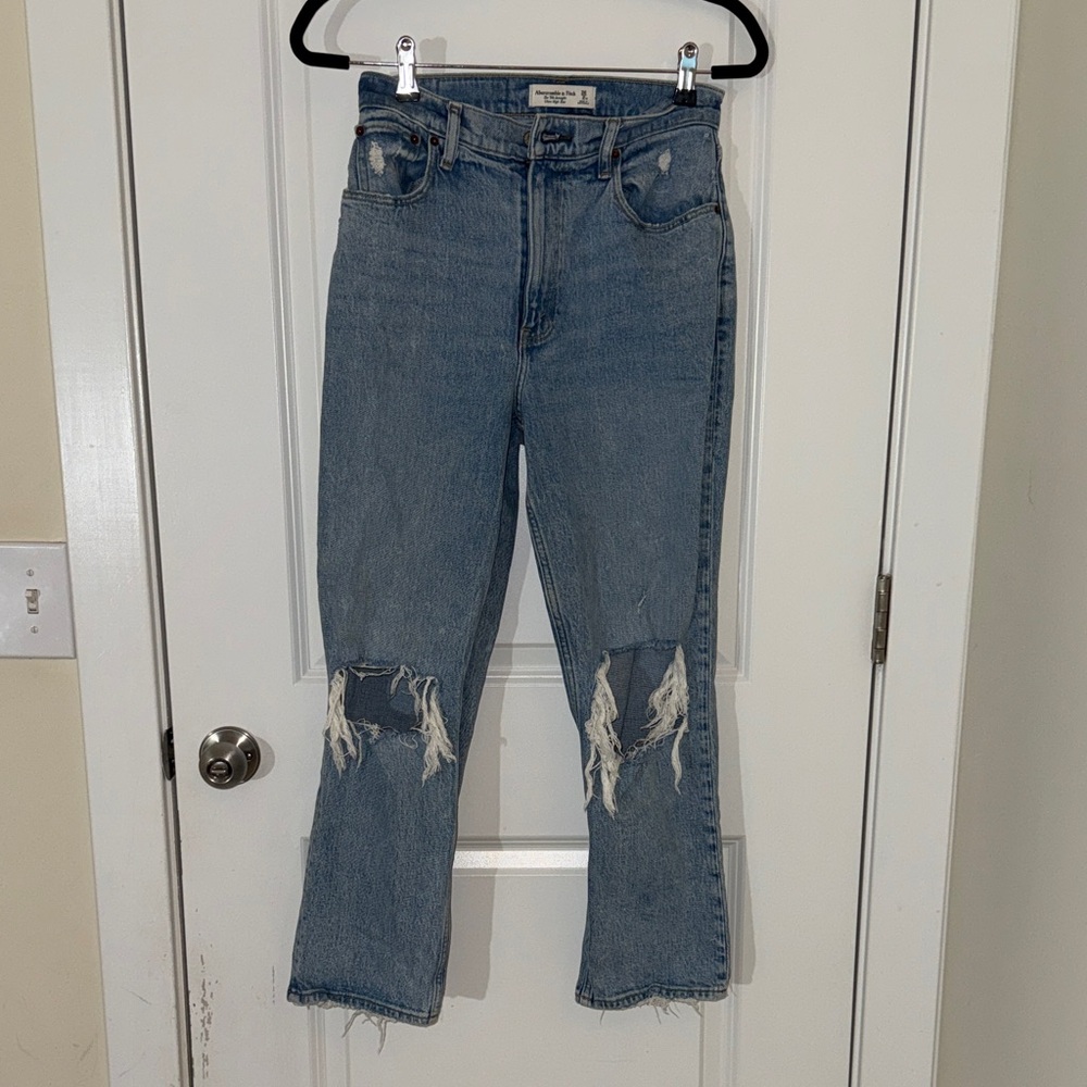 Abercrombie and Fitch The 90's Straight Ultra High Rise Curve Love 26 2 XS